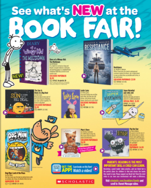 Scholastic Book Fairs Spring 22 Booklist for MS Case